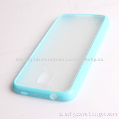 New arrival, smoked PC back with TPU sides mixed case for Samsung S5/G900